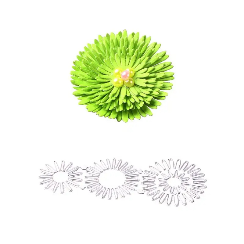 

Metal Cutting Dies Cut 3D Flower Circle Practice Hands-on DIY Scrapbooking Album Craft Decorative Embossing Dies Tool
