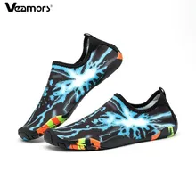 VEAMORS/Мужская и женская спортивная обувь для плавания; прогулочный светильник; кроссовки на плоской подошве; спортивная водонепроницаемая обувь для серфинга; обувь унисекс; сезон лето