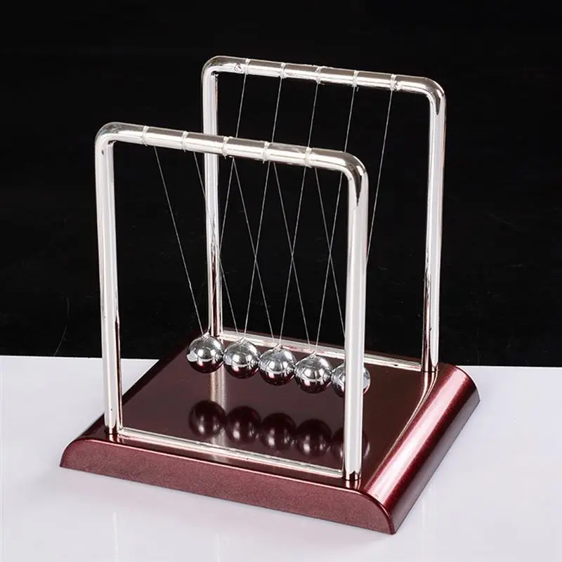 Owlike Newtons Cradle Balance Steel Balls Physics Science Pendulum Ornaments Toy Desk