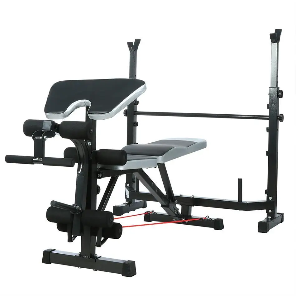 8 In1 Multi Functional Fitness Equipment Weight Bench Press Bench