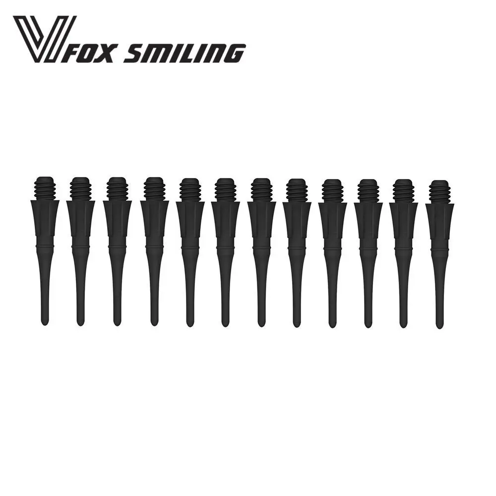 

12PCS Black Darts Tip 25mm 2BA Darts Soft Tip
