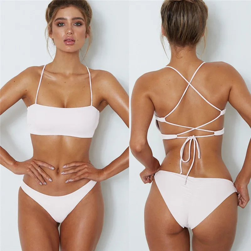 

Meihuida Swimsuit Bikini 2019 Women Swimming Suit Padded Push-up Bikini Set Beach Swimsuit Bathing Suit Swimwear Beachwear S-L