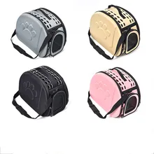 Переноска для собак, складной рюкзак для домашних животных, переноска для кошек, исходящая маленькая дорожная сумка для собак, мягкая боковая воздухопроницаемая переноска для питомцев для кошек