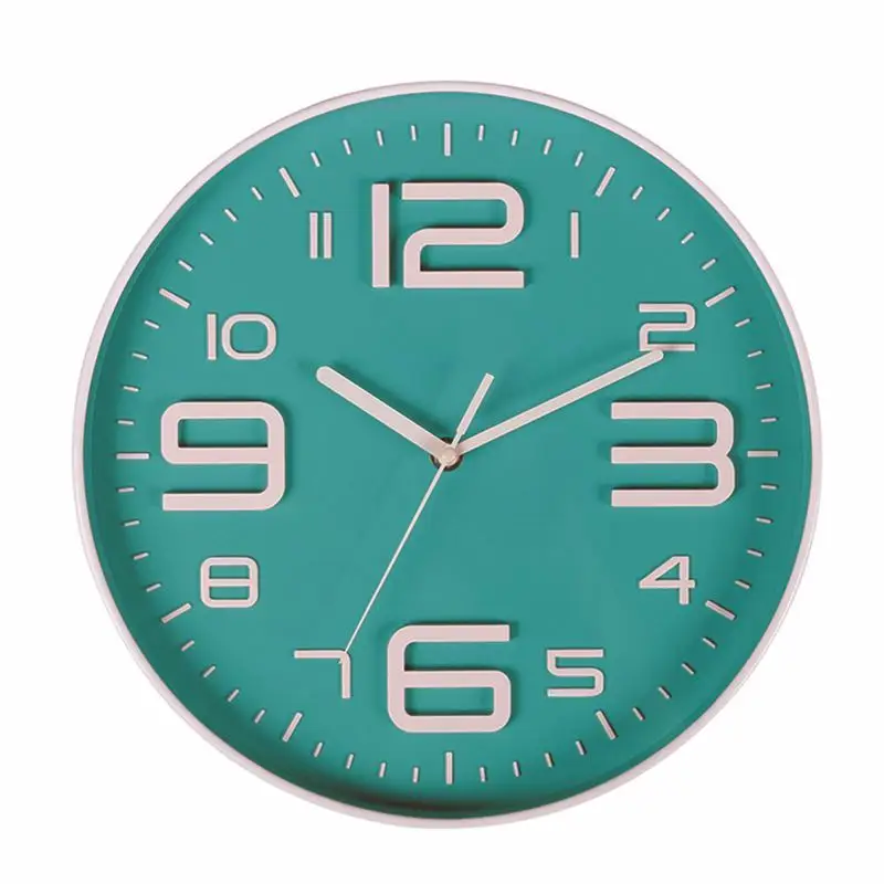 

Indoor Big 3d Number Silent Wall Clock Quiet Sweep Movement Wall Clocks Battery Operated 10 Inch