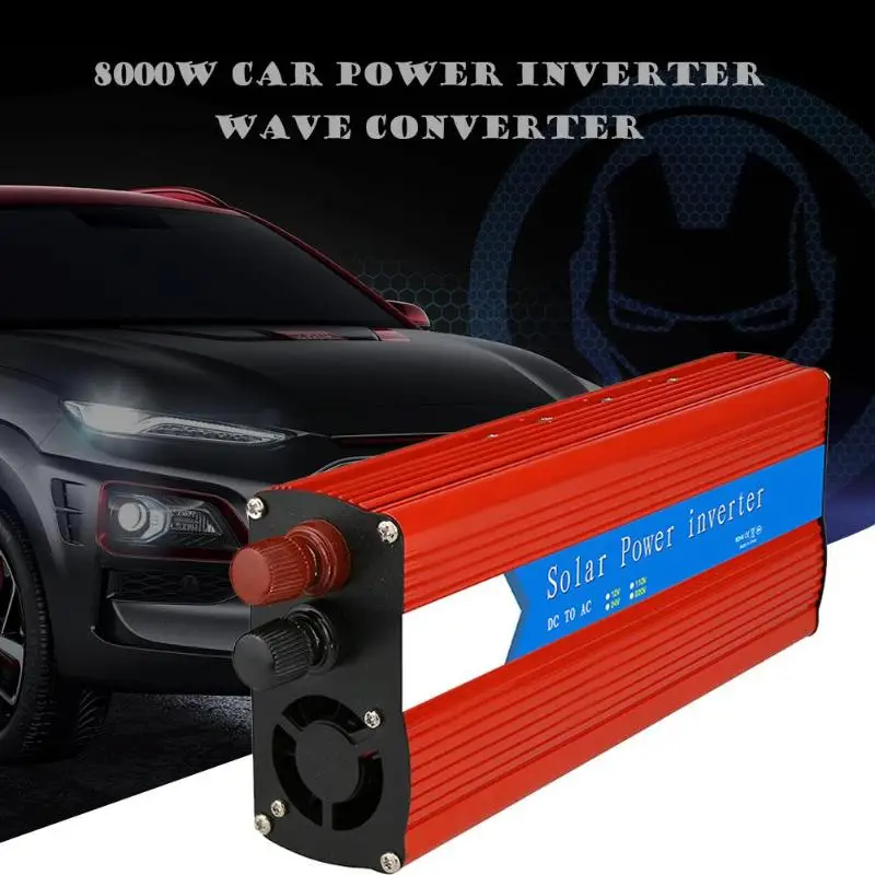 

24V to AC 220V 8000W Car Power Inverter USB Modified Sine Wave Converter Universal Power Adapter Inverter for Car Home appliance