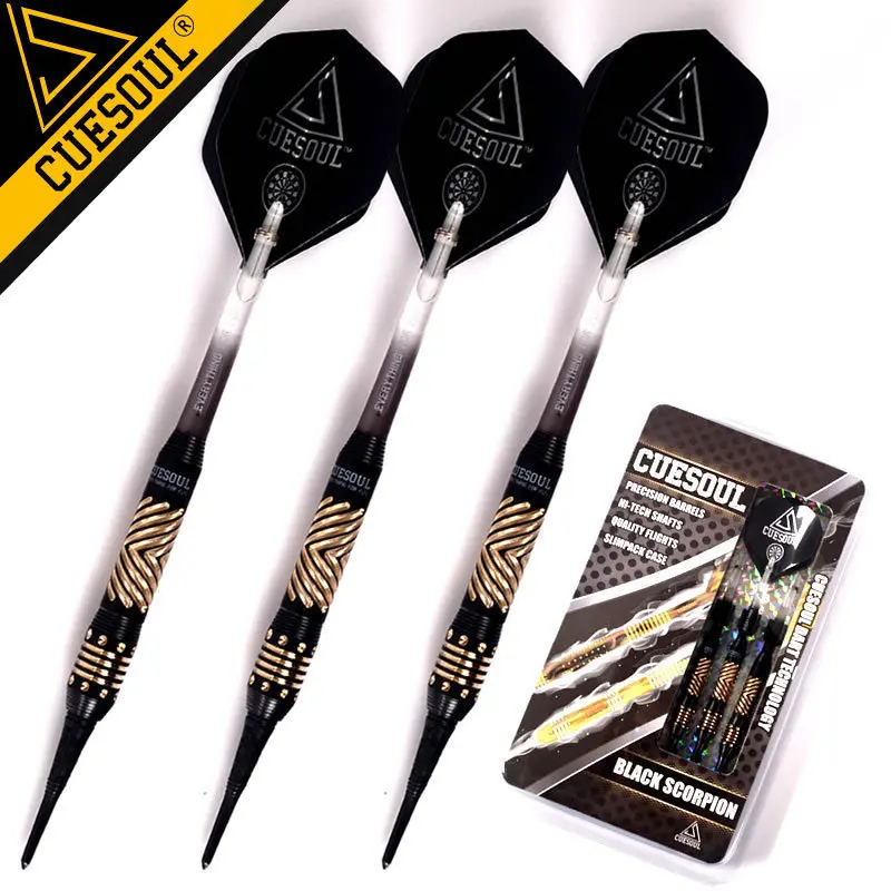 CUESOUL 18g 15cm Professional Dart Soft Tip Darts Electronic Dart With Brass Barrel And Nylon