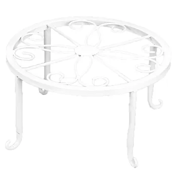 

practical European flower iron Arts balcony Monolayer florist Console pot frame Storage rack