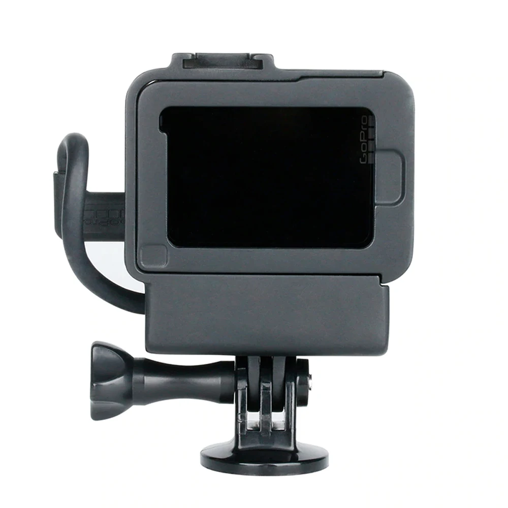 

Ulanzi V2 Protective Housing Case for Gopro 7 6 5 Camera Frame Cage Mount Microphone Adapter with Hot Shoe Cover and Mic Adapter