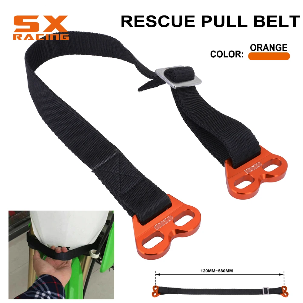 

Motorcycle Universal Fork Rescue Strap Pull Sling Belt For KTM EXC SX SXF XC XCF XCW YZ YZF WR WRF CR CRF XR RMZ DRZ KX KLX KXF
