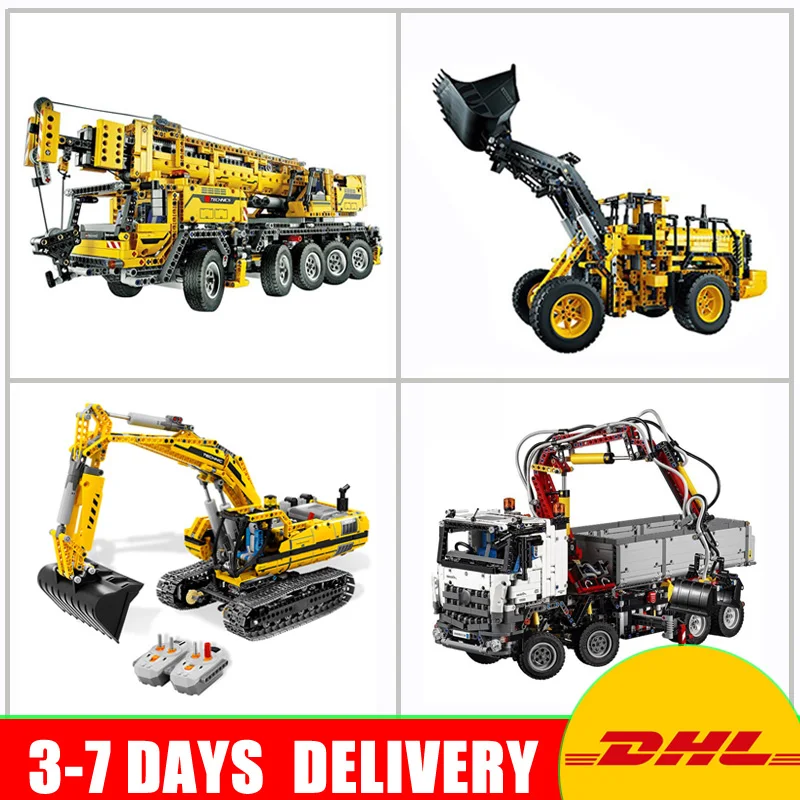 

LEPIN 20004 20005 20006 20007 Technic Series Building Compatible 42009 42023 42030 8043 Blocks Bricks Educational Toys Car Gifts