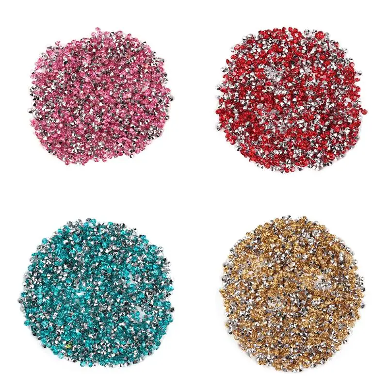 

1000pcs 3mm Gorgeous Rhinestones Glitter Crystal DIY Nail Art Decoration