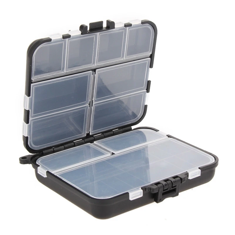 Portable Fishing Tackle Box 11 Compartments Storage waterproof Lure baits Accessories Hooks Deposit Case BOX | Спорт и развлечения
