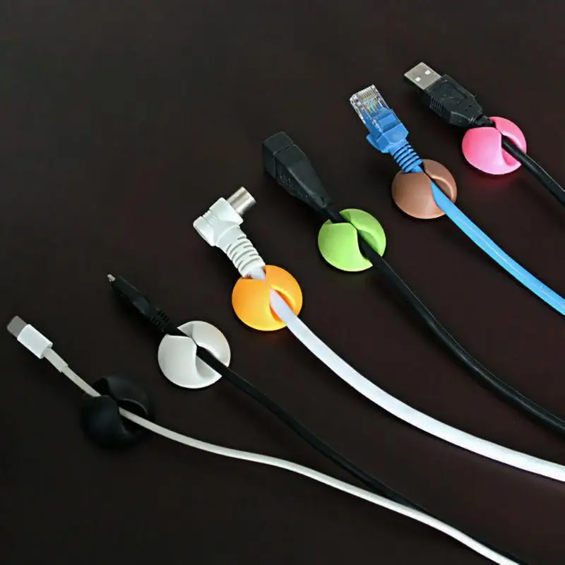 10 X Держатель зарядного устройства USB для кабеля|Органайзеры кабеля| |