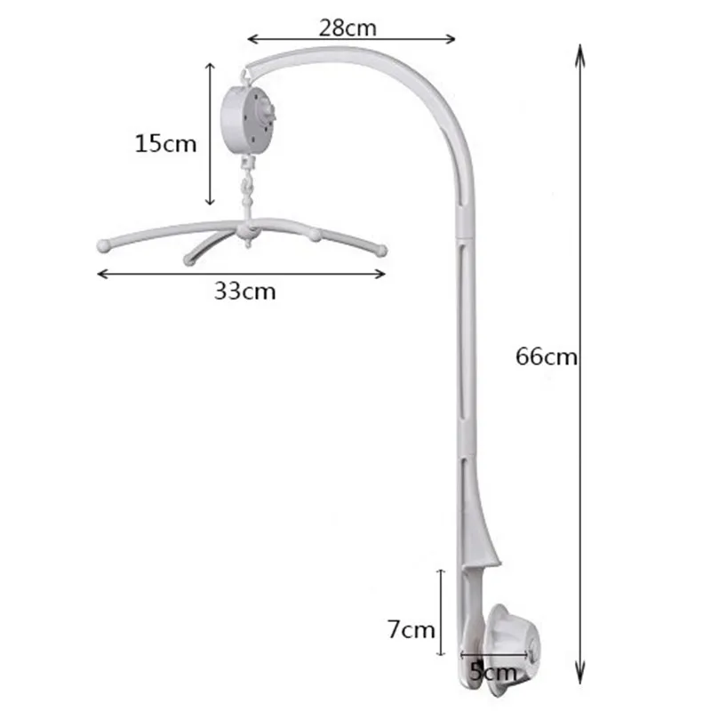 Детские игрушки белый мобиль на кроватку набор мобиль для детской кроватки прикроватная игрушка-колокольчик держатель с опорой Hugs ветрозащитная музыкальная шкатулка развивающие игрушки