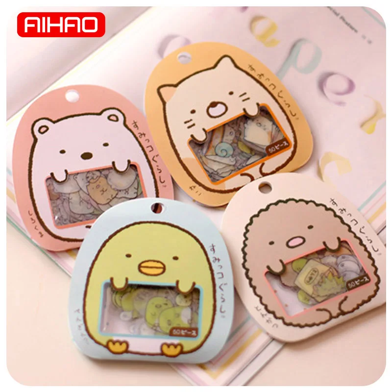 50 шт./упак. милые Gudetama наклейки мультфильм Kawaii аниме для детей Детские забавные