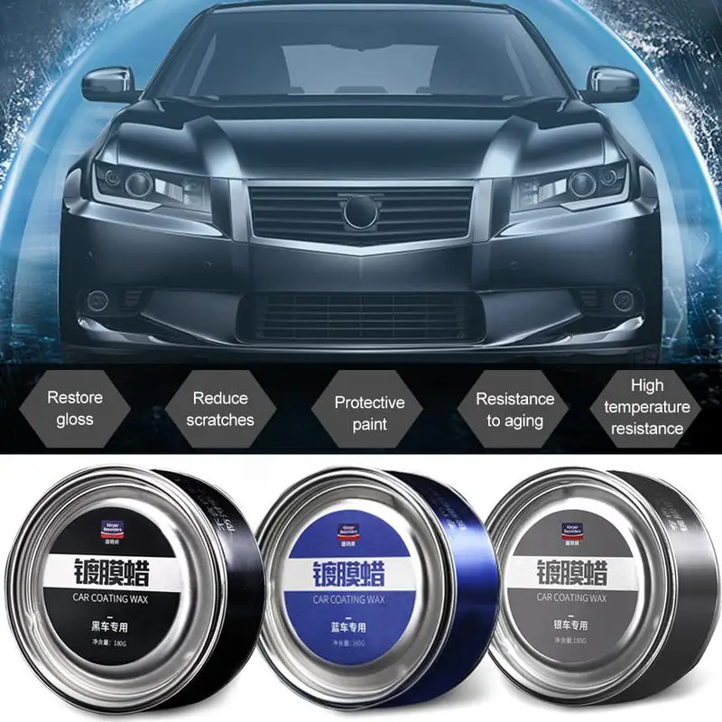 

Car Decontamination Beauty Scratch Coating Wax Special Car Color Five - Color Repair Beauty Car Crystal Wax