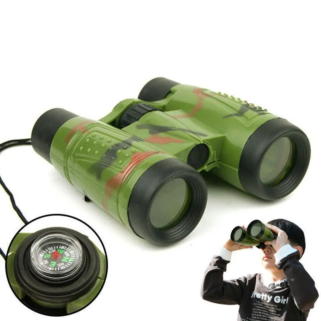 Telescopes Binoculars Compass Kids Toys Gifts shape Vivid Green bright Children Toy colors