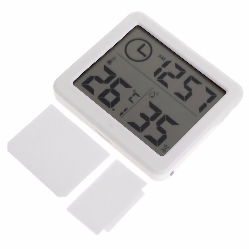 Мини ЖК-дисплей Цифровой термометр гигрометр закрытый портативный Термометры инструменты для измерения влажности