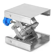 100*100*160 мм лабораторный домкрат из нержавеющей стали SS304 лабораторная подъемная платформа ручной лабораторный стенд ножничный стеллаж