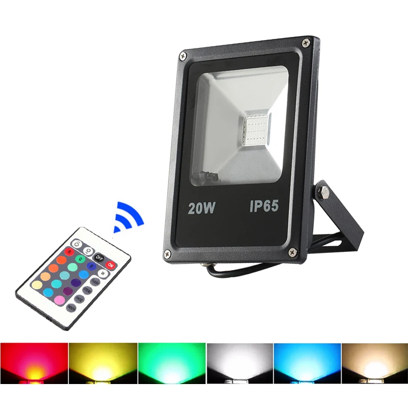 

Led Flood Light Outdoor Spotlight Floodlight 10W 20W 30W 50W Wall Washer Lamp Reflector IP65 Waterproof Garden 220V RGB Lighting