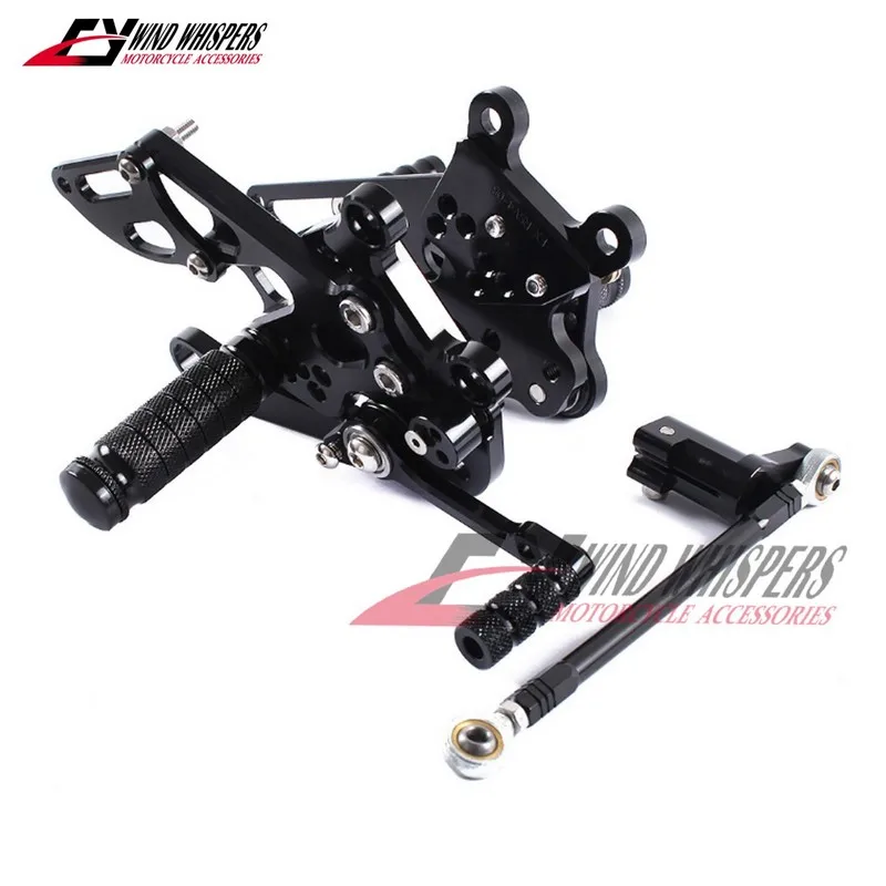 

Motorcycle CNC Adjustable Rearset Footpeg Foot Pegs Rear Sets For APRILIA RSV4 2009-2010-2011