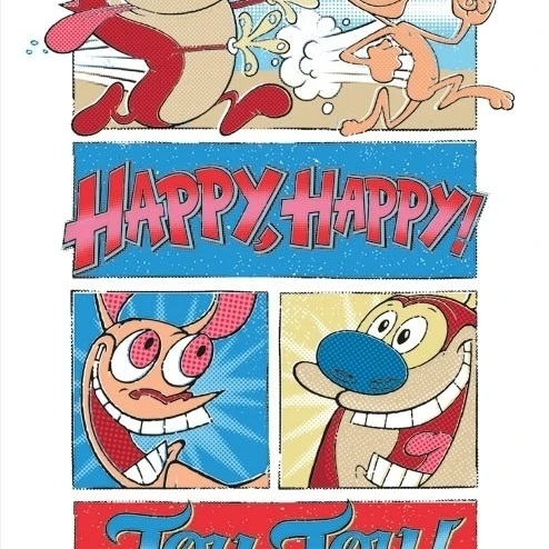 Nick Toons - Ren &amp Stimpy Laminated Poster Print (22 x 34) |