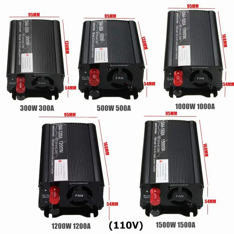 Мощность инвертор 600/1000/2000/2500/3000 Вт макс 110 V/220 V 12V модифицированный синусоидный инвентор с Напряжение трансформатор для дизельных двигателей дизельный двигатель с зарядкой от USB