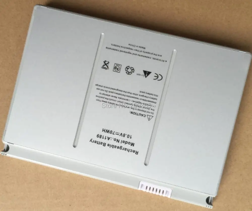 Günstige HSW 6600 mAh Laptop Batterie A1189 Für Apple MacBook Pro17 Zoll MA092T MA897X EINE MA611B A1151 batterie A1212 A1229 a1261 batterie