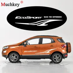 Логотип автомобиля наклейка для Ford EcoSport автомобиля боковой корпус наклейка для хэтчбек седан внедорожник наклейки DIY украшения автомобиля