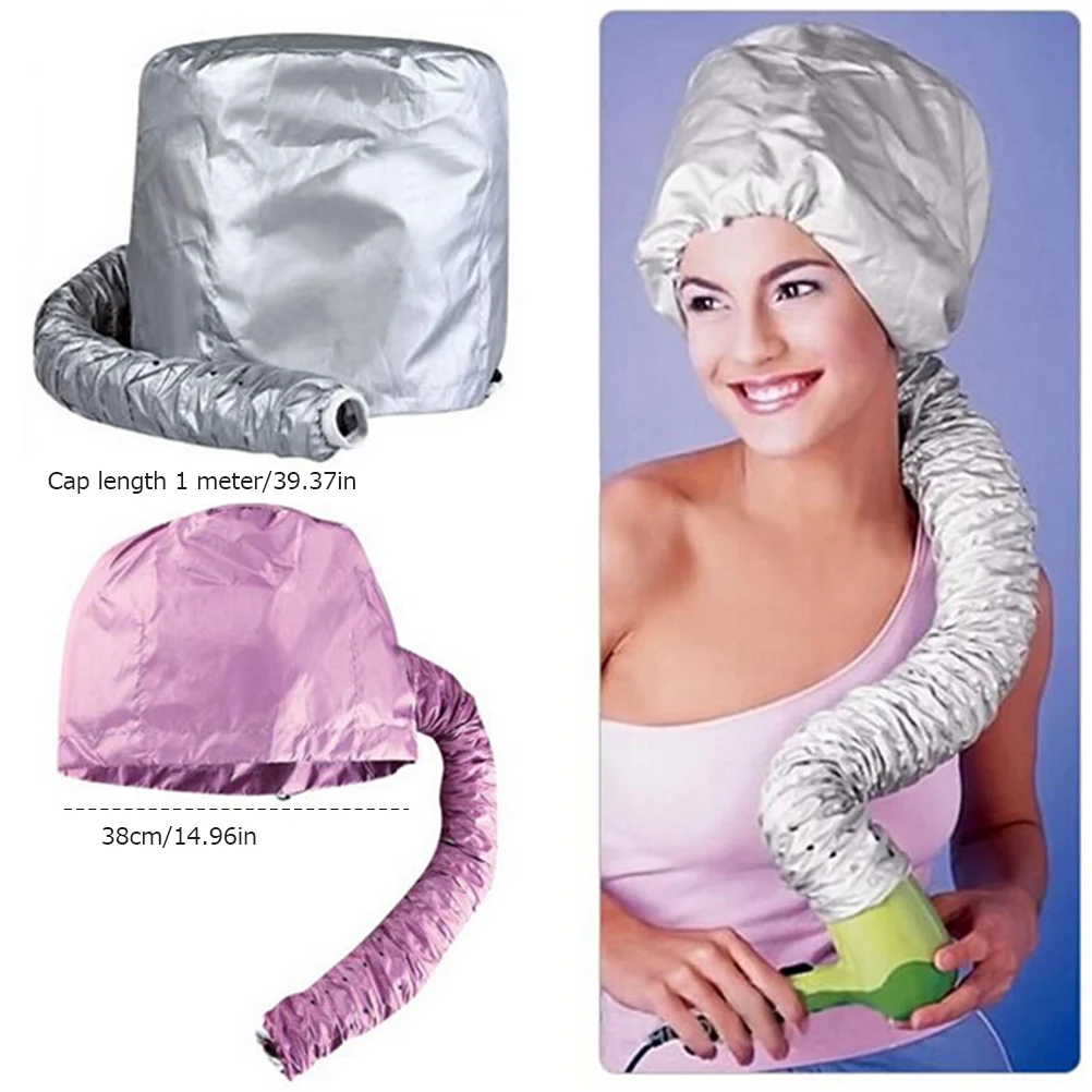

Home Barbershop Hair Dryer Bonnet Caps Soft Hood Attachment Haircare Women Salon Hairdressing Hat Perm Helmet Hair Steamer
