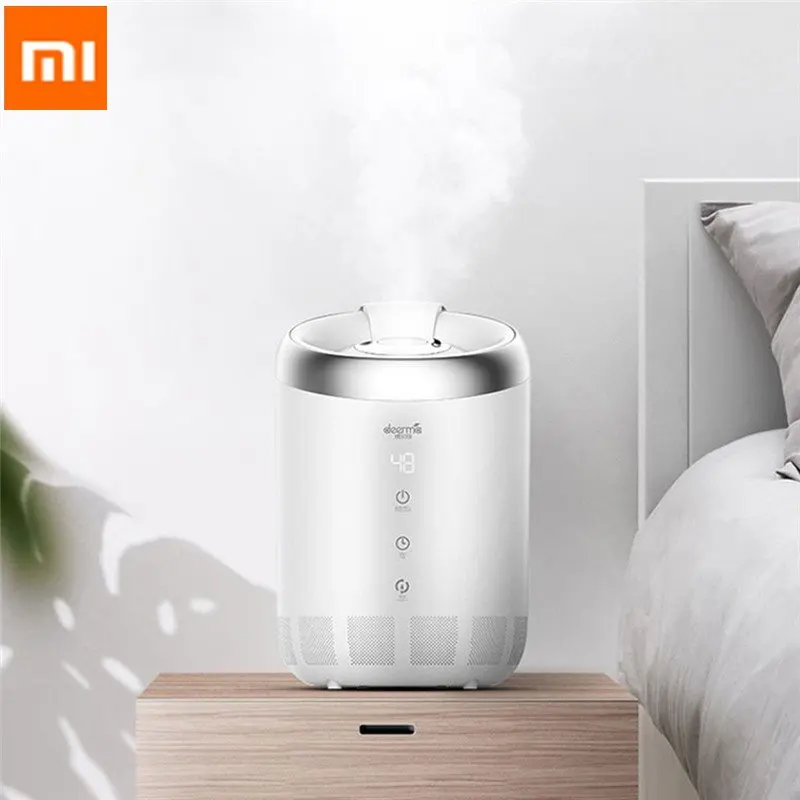 

XIAOMI DEERMA White DEM-ST300S 4L Ultrasonic Humidifier Atomization Humidification 12 Hours Timing Mist Maker ABS Material