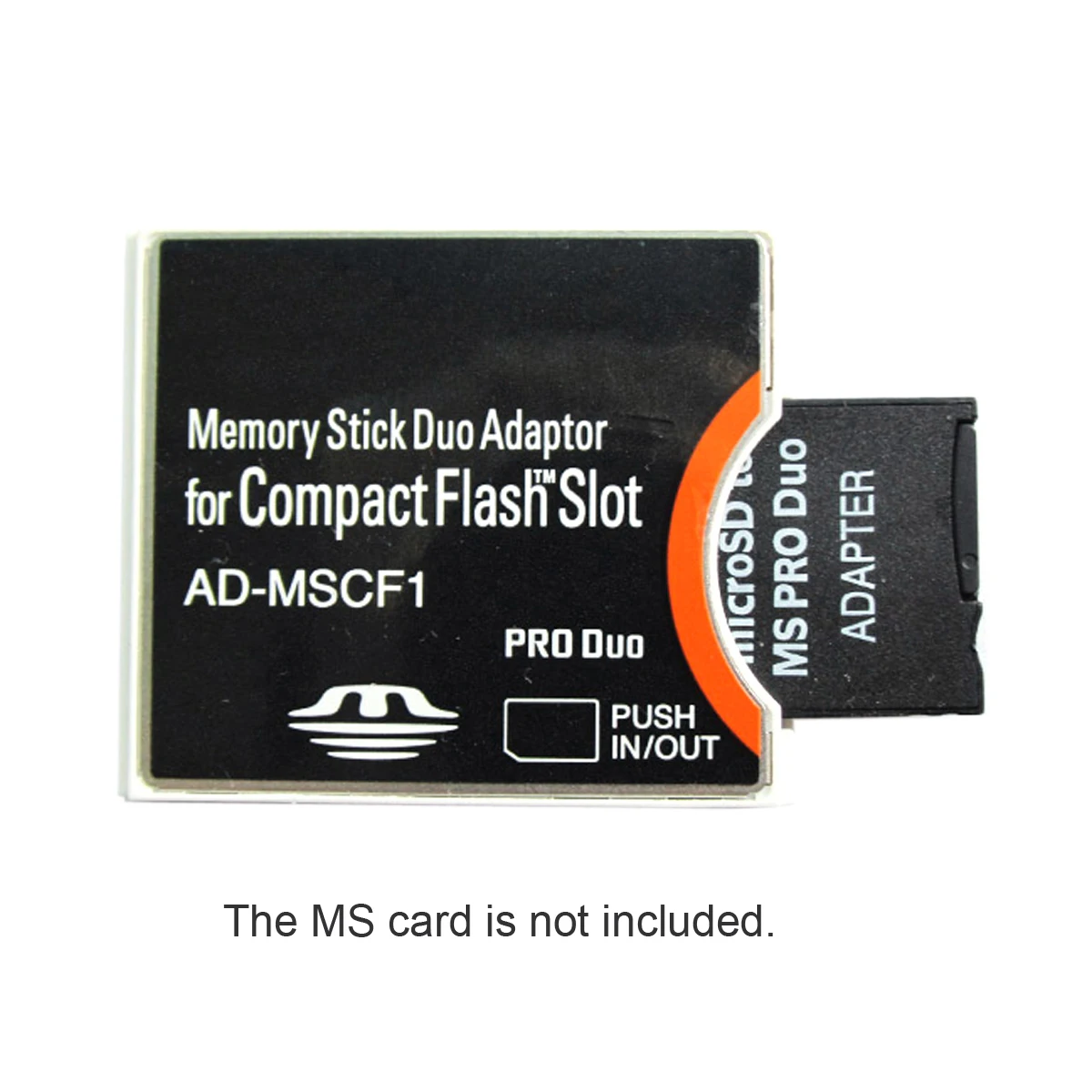 

10pcs/lot Cablecc Type II Compact Flash CF to Memory Stick Duo Adapter MS AD-MSCF1 Adapter Converter