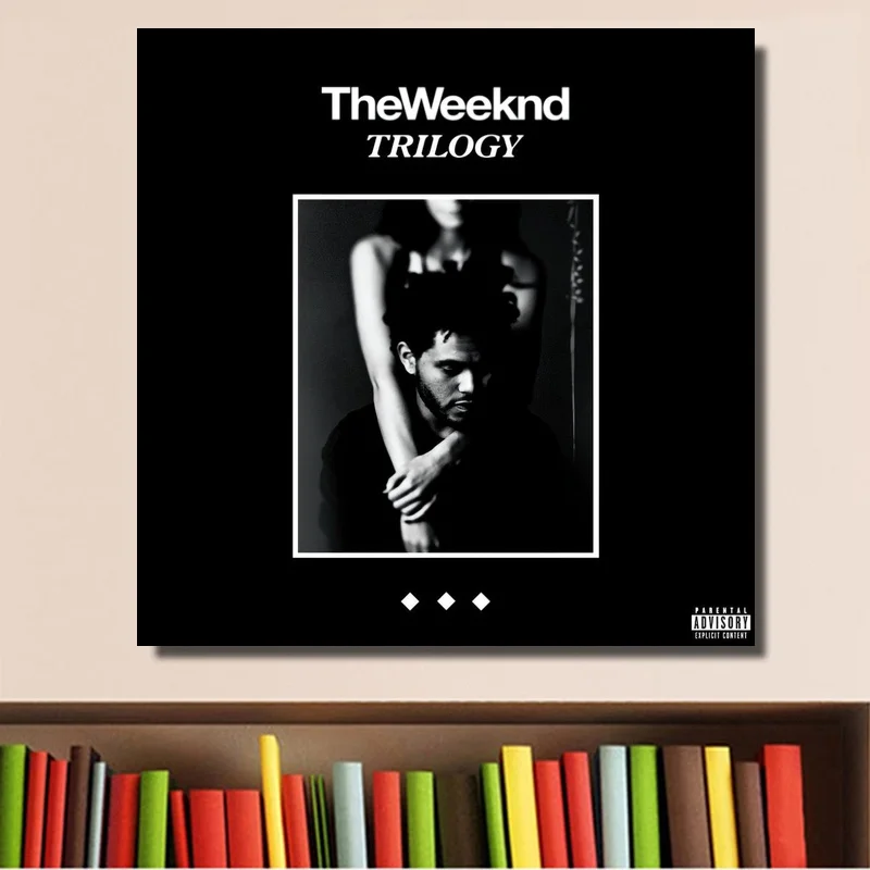 Чехол для музыкального альбома Weeknd Trilogy печать постеров на холсте настенный