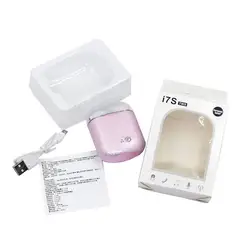 I7s СПЦ беспроводной Bluetooth гарнитура в ухо цветной наушник наушники с зарядки Bin покрытие наушники