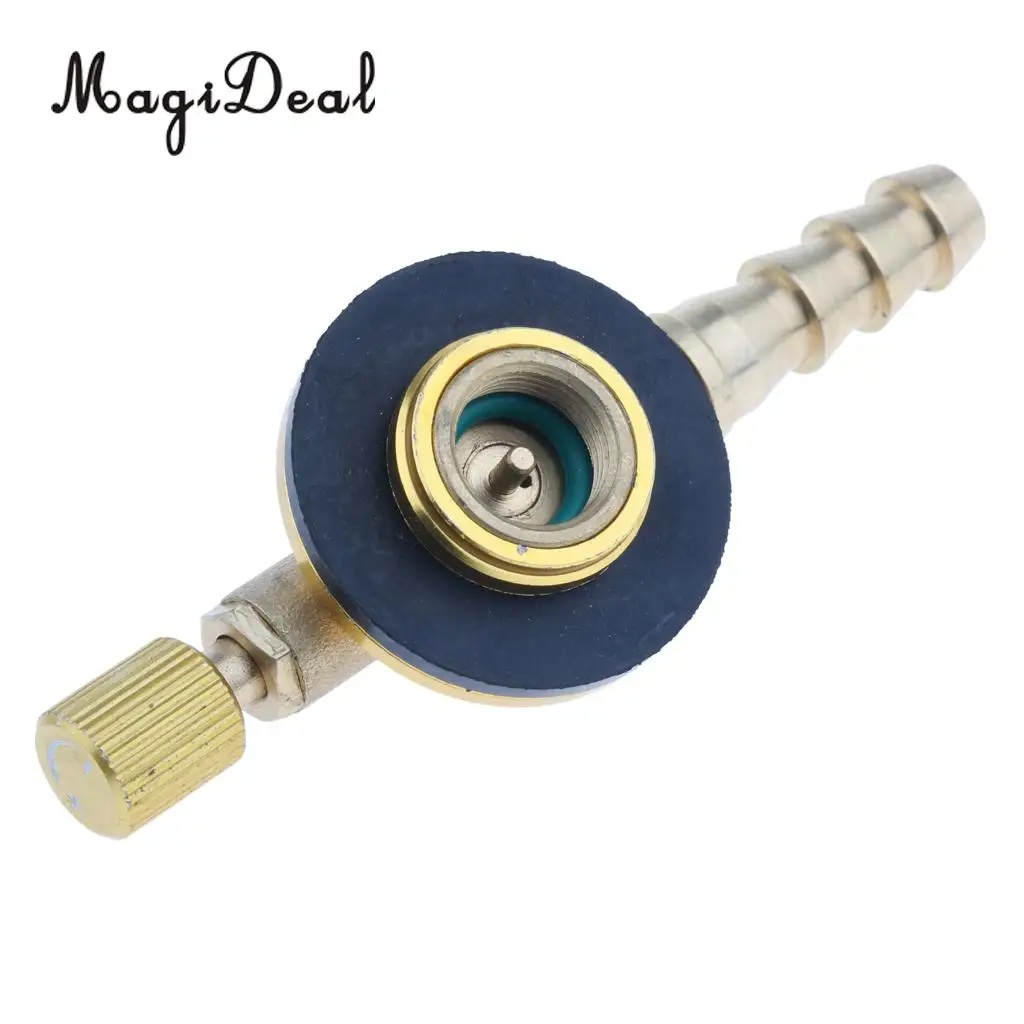 MagiDeal Gas Stove Safety Switch Inflatable Valve Adapter for Flat Tank