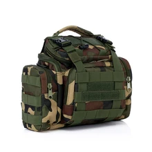 Большая вместительная многофункциональная Рыболовная Сумка, сумка для рыболовных снастей, рюкзак, поясная сумка, камуфляжная Холщовая Сумка на ремне, Mochilas Pesca