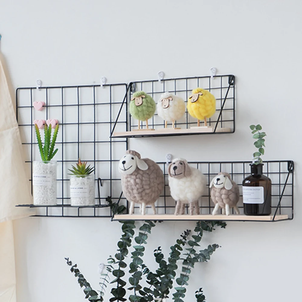 

2/3Pcs/ Set Multi-Function Iron Frame Mesh Grid Panel Decor IG Nodic Style Photo Wall Art Display Organizer DIY Hanging Crafts