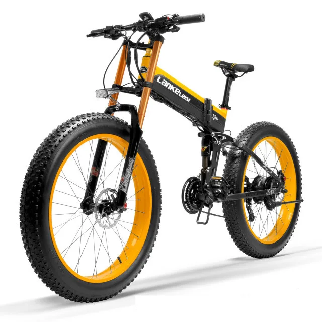 Электрический скутер 1000W два колеса Электрический велосипед 500W 48V 10AH/14.5AH Портативный складной мощный электрический велосипед, способный преодолевать Броды для взрослых