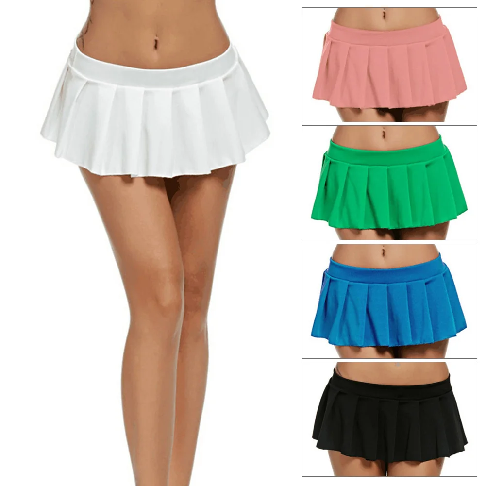 

Women Fashion Summer high waist pleated skirt Wind Cosplay skirt kawaii Female Mini Skirts Ladies Short Skirt for Schoolgirl