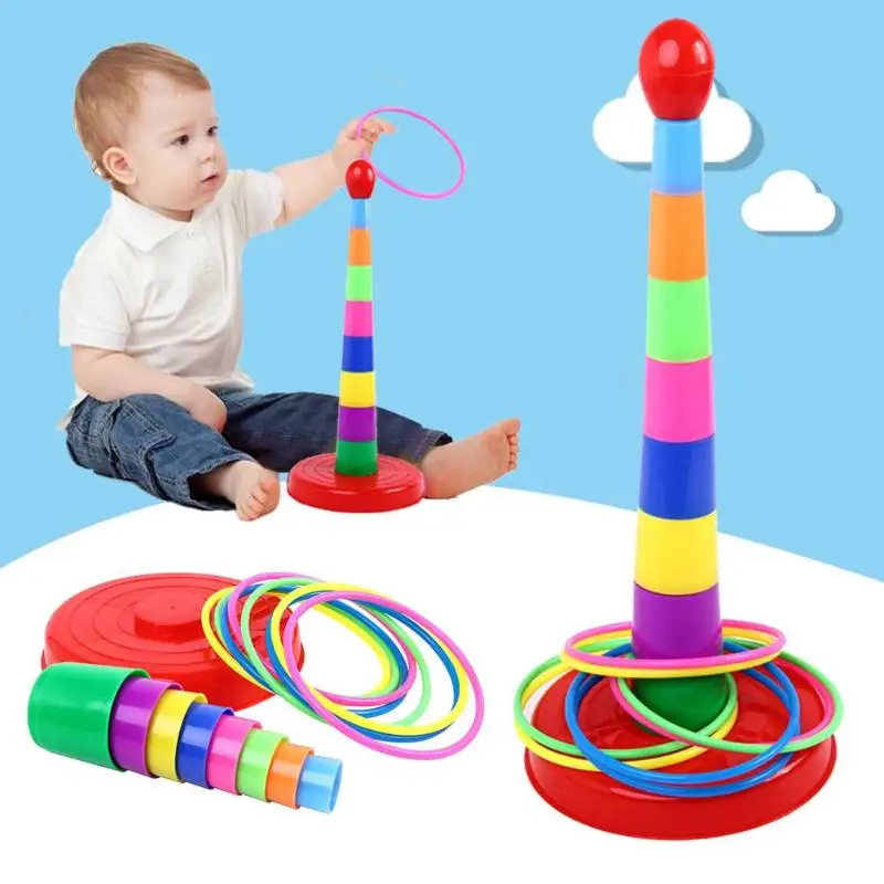 New  Plastic Creative Overlapping Loop Toy Large Size Parent-Child Toys Sports Parent-Child Interactive 