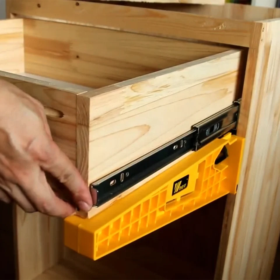Drawer Slide Jig Mounting Tool Cabinet Hardware Install Guide Tool