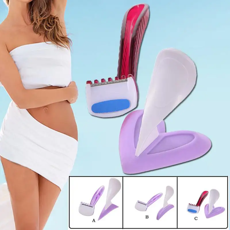 Женский специальный бритвенный набор для бритья лобковых волос бикини шаблон для бритья лобковых волос сексуальный трафарет женский интимный инструмент для формирования формы