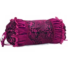 Нежная Подушка-валик, дорожная подушка для автомобиля(фиолетовый