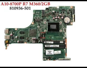 

High quality 810936-501 DA0X21MB6D0 for Pavilion Notebook 17-G Series laptop motherboard A10-8700P R7 M360/2GB 100% Fully Tested