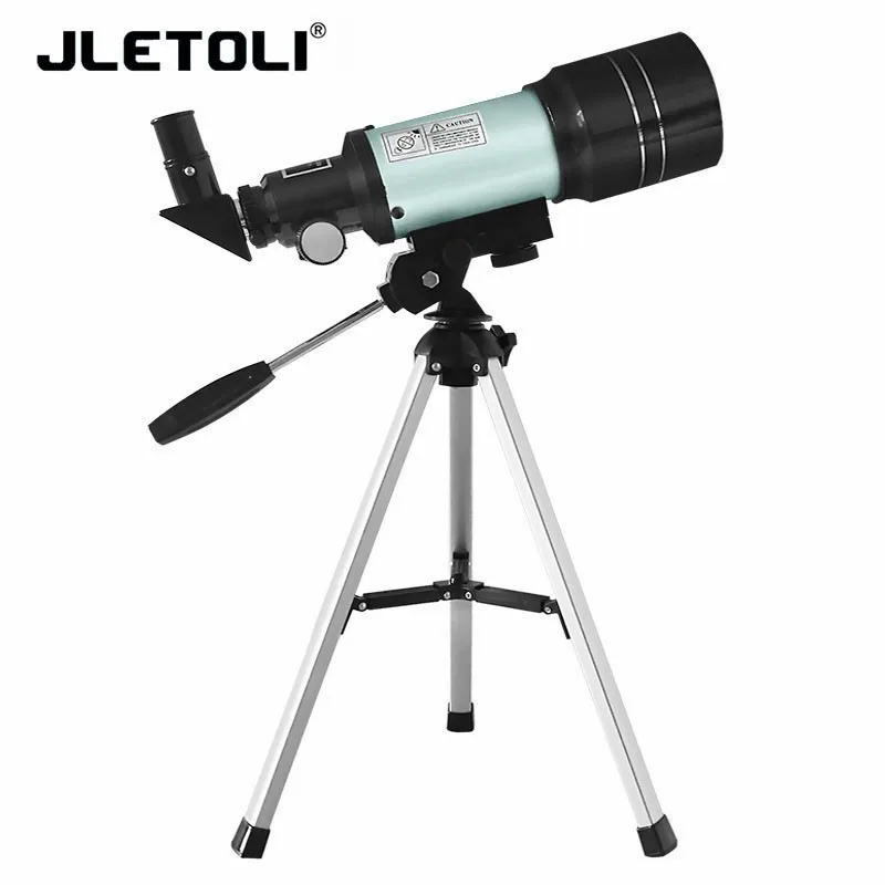 JLETOLI 150X المبتدئين مستوى تلسكوب فلكي المهنية ناظور أحادي العين للرؤية الليلية تلسكوب مع ترايبود