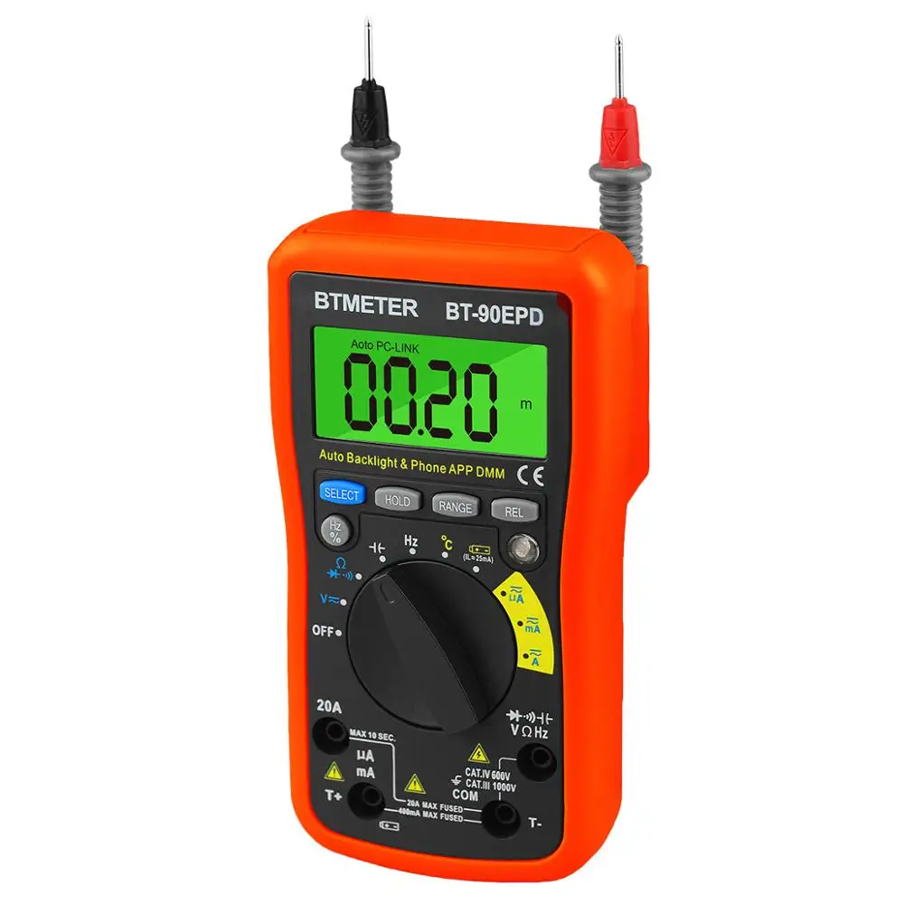 Buy BTMETER Mobile APP multimeter BT 90EPD Auto range