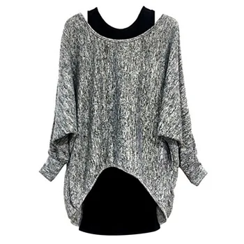 

2pcs Set Long Sleeve T Shirt Women Plus Size Fall Spring High Low Tee Shirts Casual Long Top Slim Women With Tank T-Shirt Vest