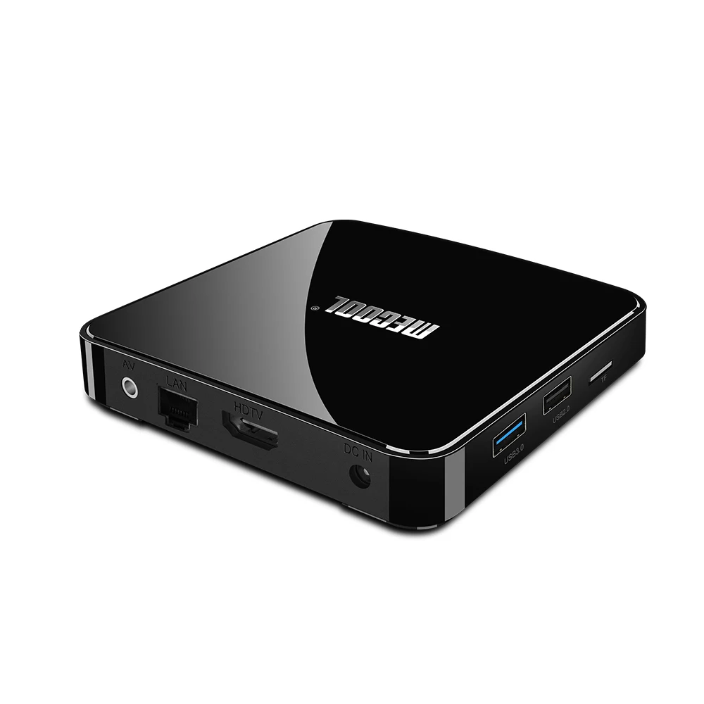 MECOOL KM3 Smart TV Box Android 9.0 Amlogic S905X2 4GB DDR4 64GB ROM Voice Control 2.4G/5G WiFi Bluetooth USB 3.0 4K Set Top Box