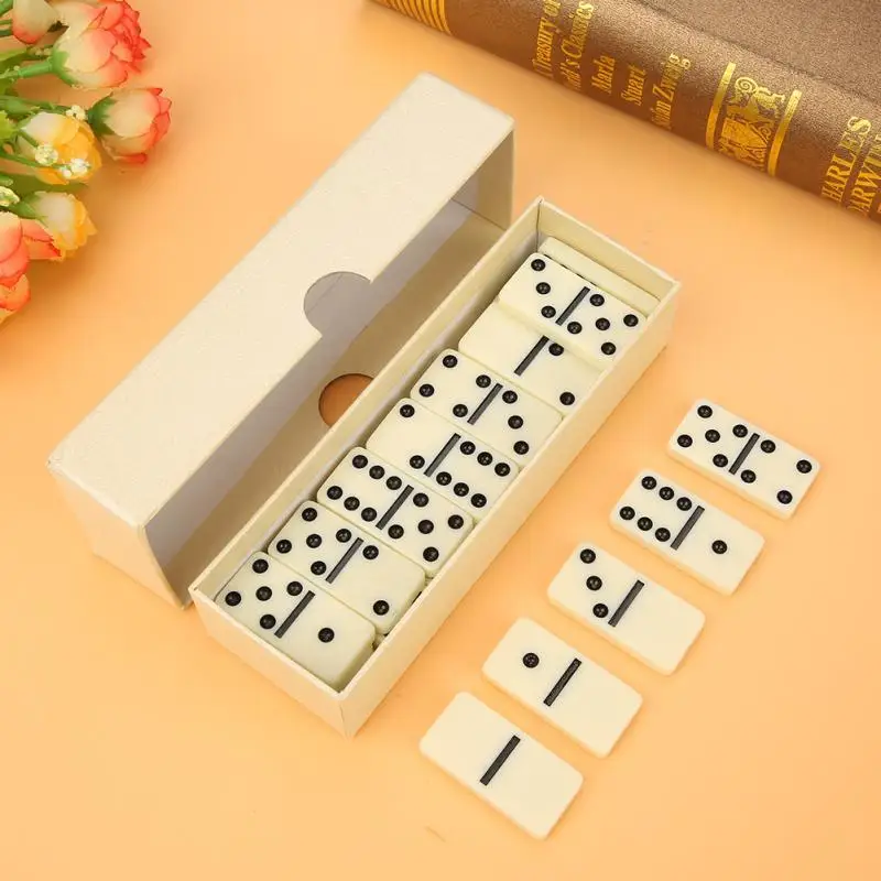 Настольная игра домино деревянная 28 шт./компл. веселая настольная для