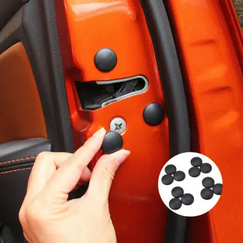 12pcs Car Interior Door Lock Screw Protector Cover Anti Rust